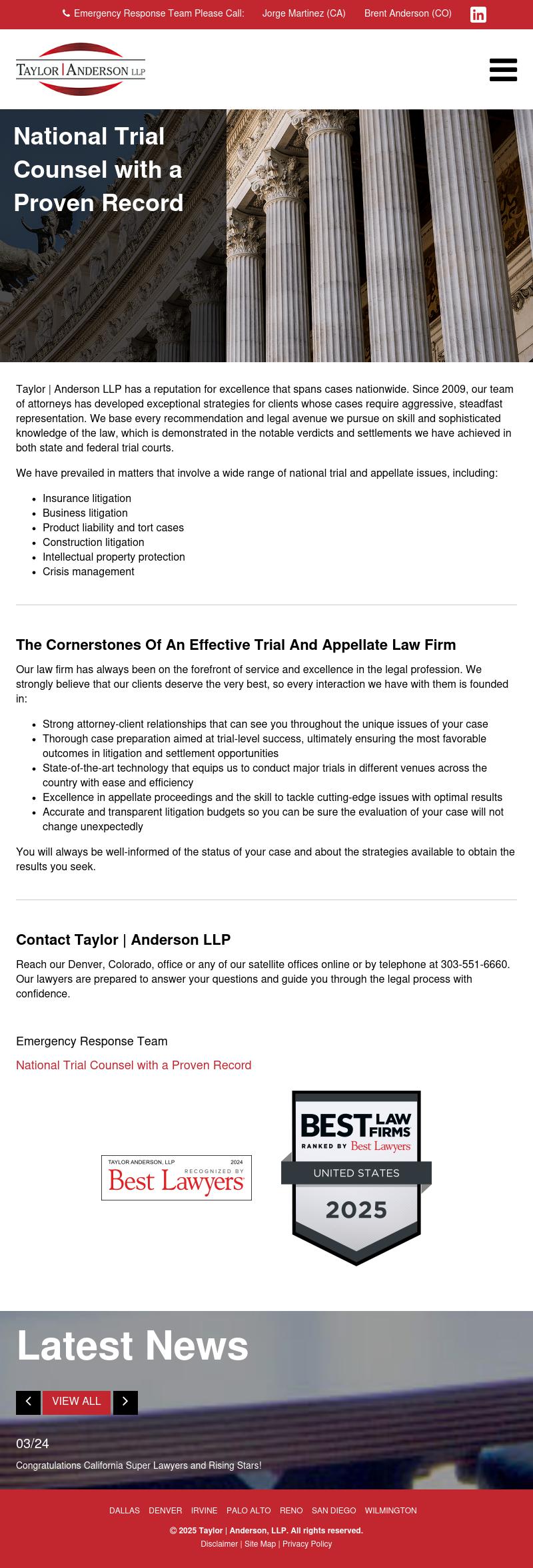Taylor | Anderson, LLP - San Diego CA Lawyers